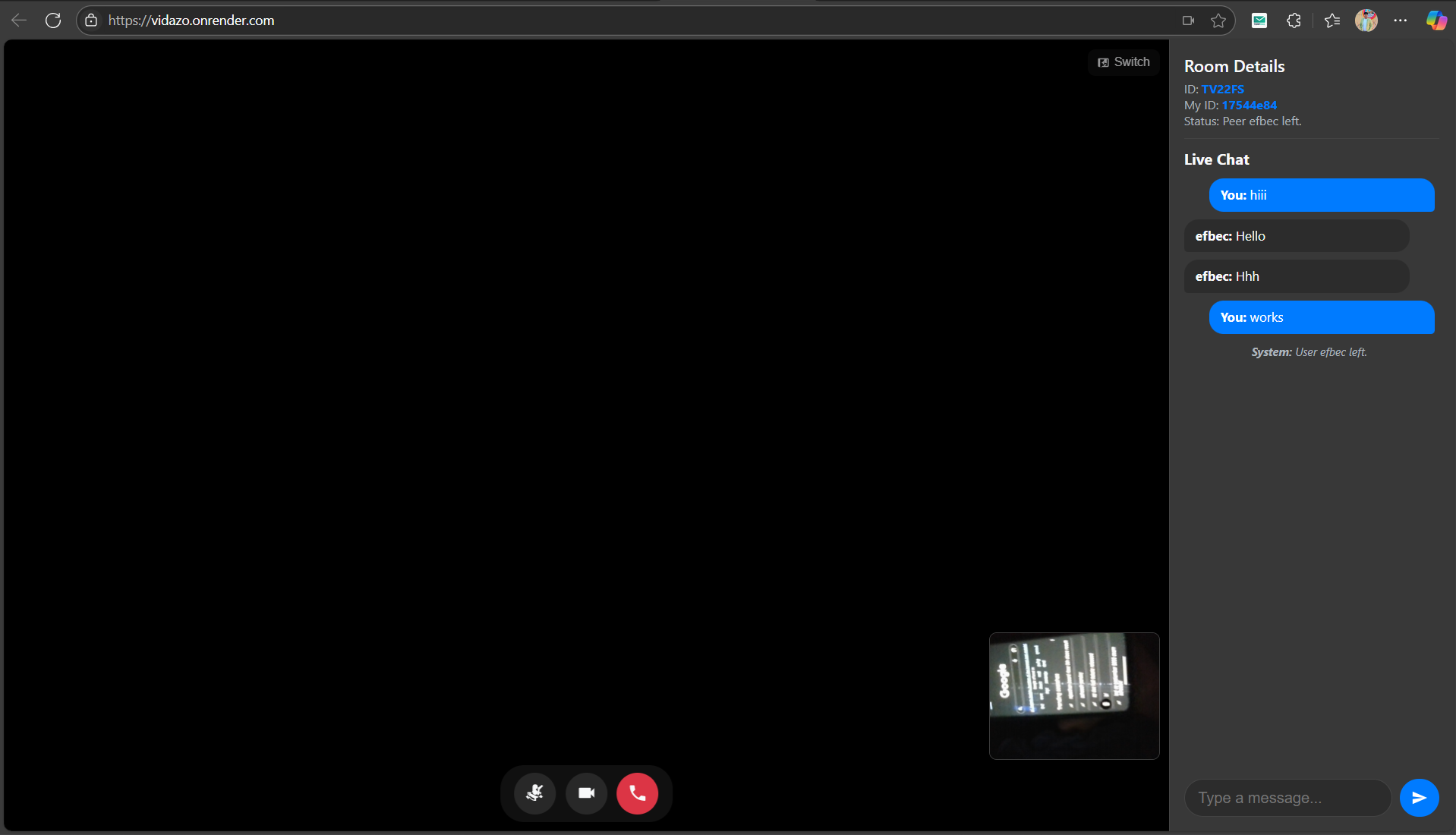 Project 8 Screenshot